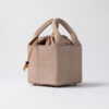 CUBO-TASCHE AUS WILDLEDER, ROSA