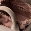 CUBO-TASCHE AUS WILDLEDER, ROSA