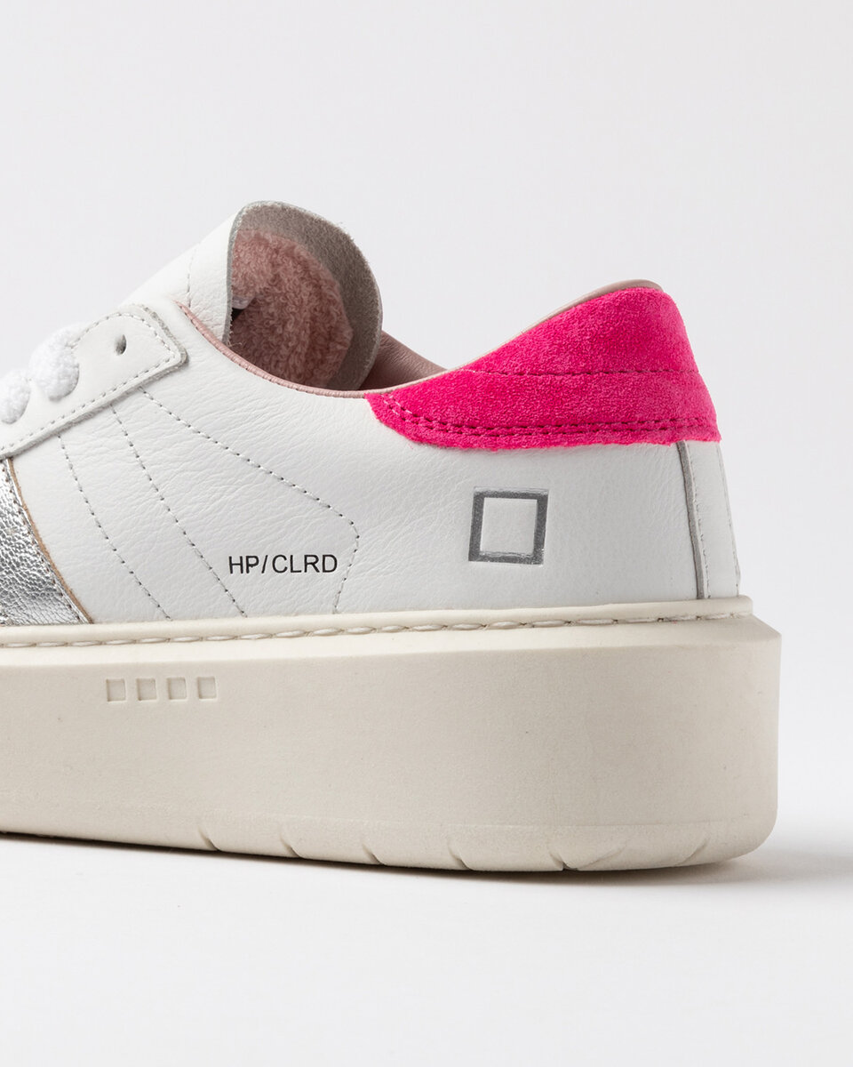 Hill Low PLATTFORM FARBE WEISS-FUXIA