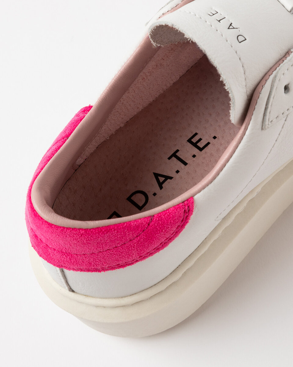 Hill Low PLATTFORM FARBE WEISS-FUXIA