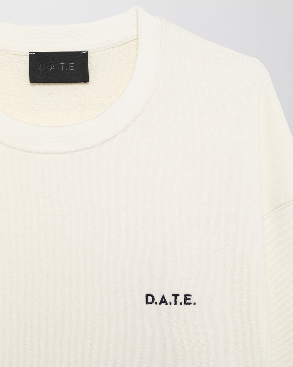 SWEATSHIRT BASIC ELFENBEIN