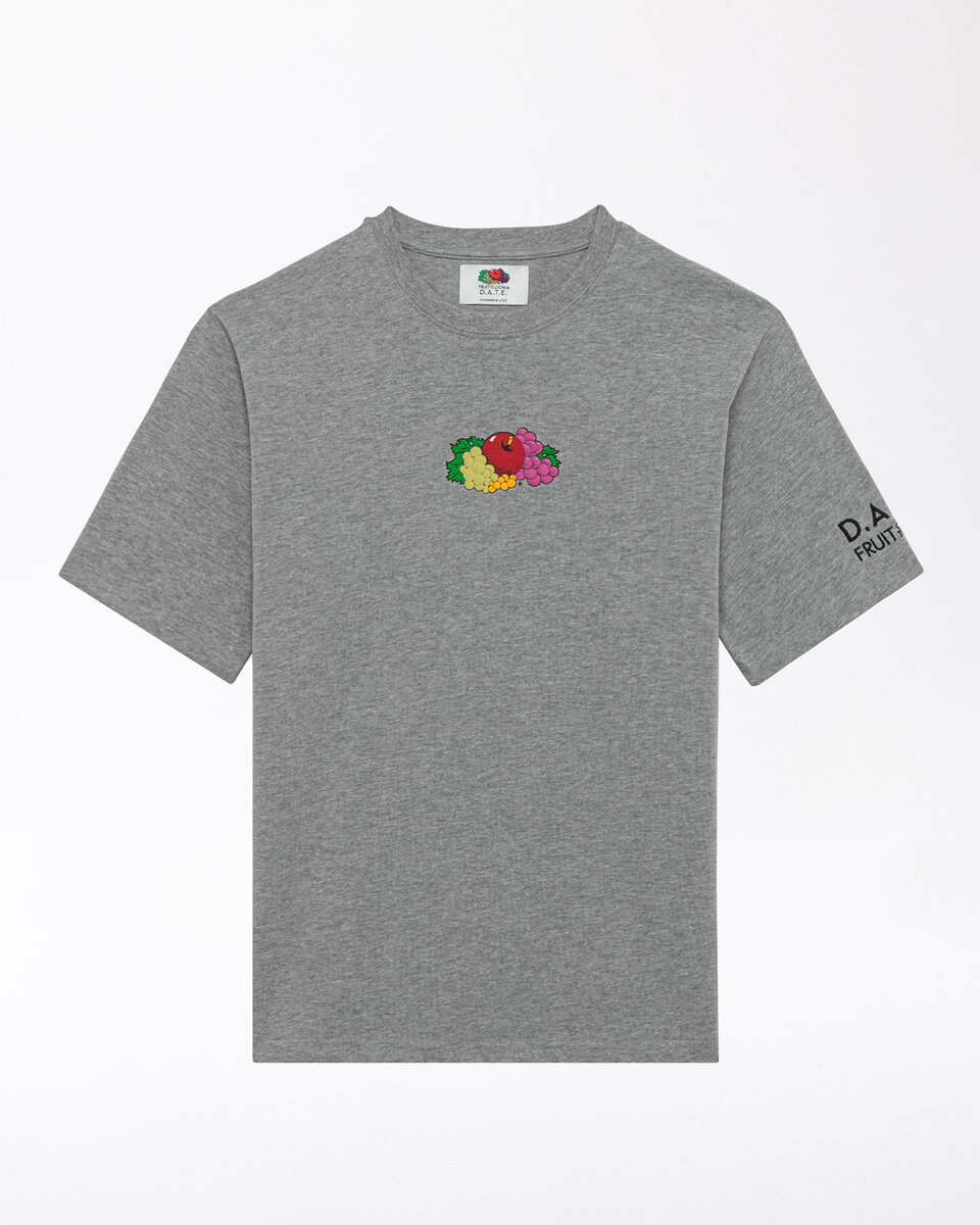 T-SHIRT FRUIT GRAU