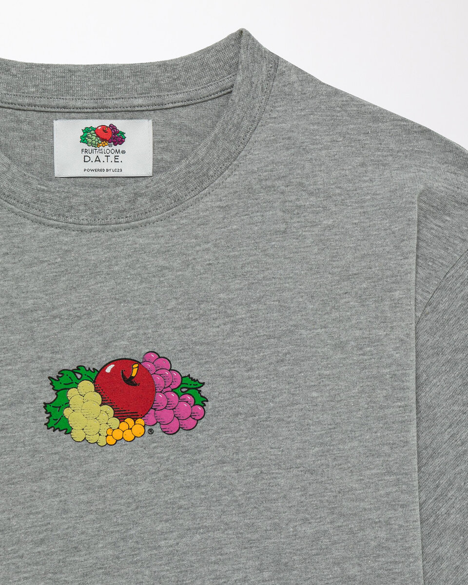 T-SHIRT FRUIT GRAU