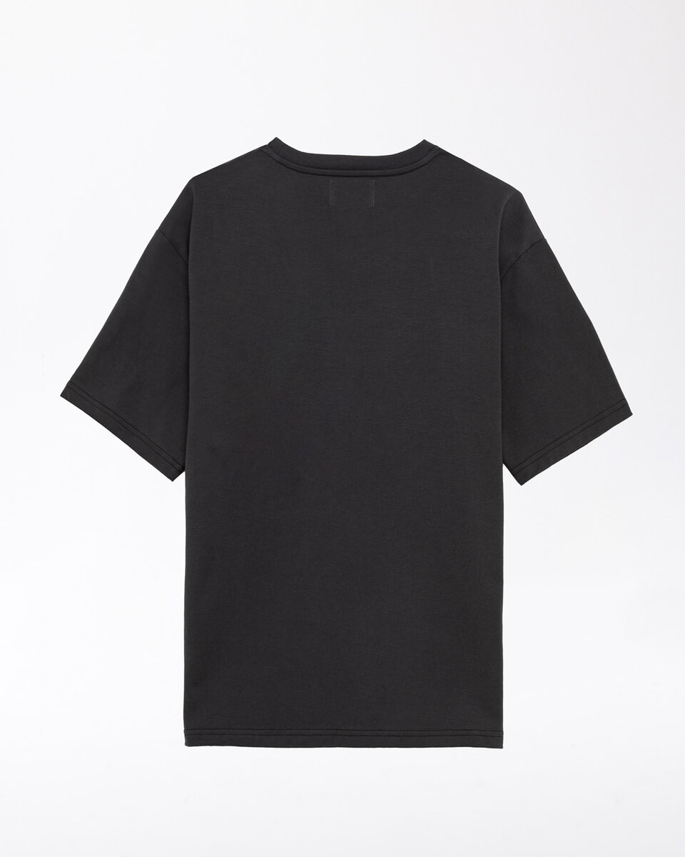 T-SHIRT MIT STICKEREI ANTHRAZIT
